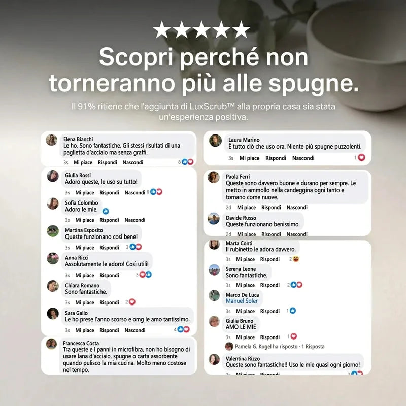 Accialux™ - Pulisce tutto. Dura mesi. Non lascia odori.